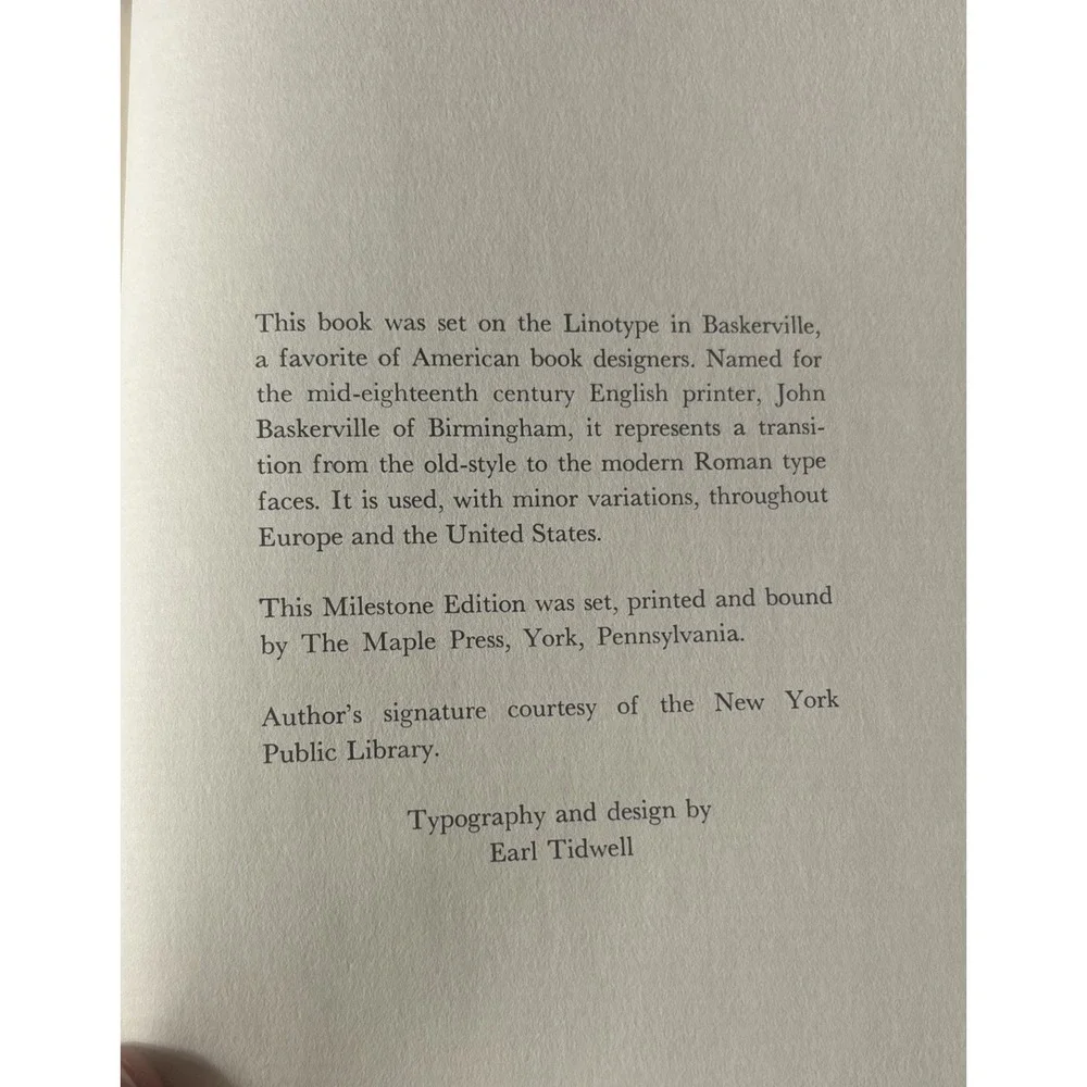 Walden On the Duty of Civil Disobedience Thoreau Hardcover Milestone Edition